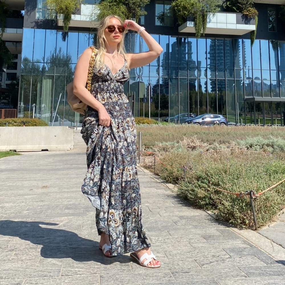 Free People Paisley Maxi Dress